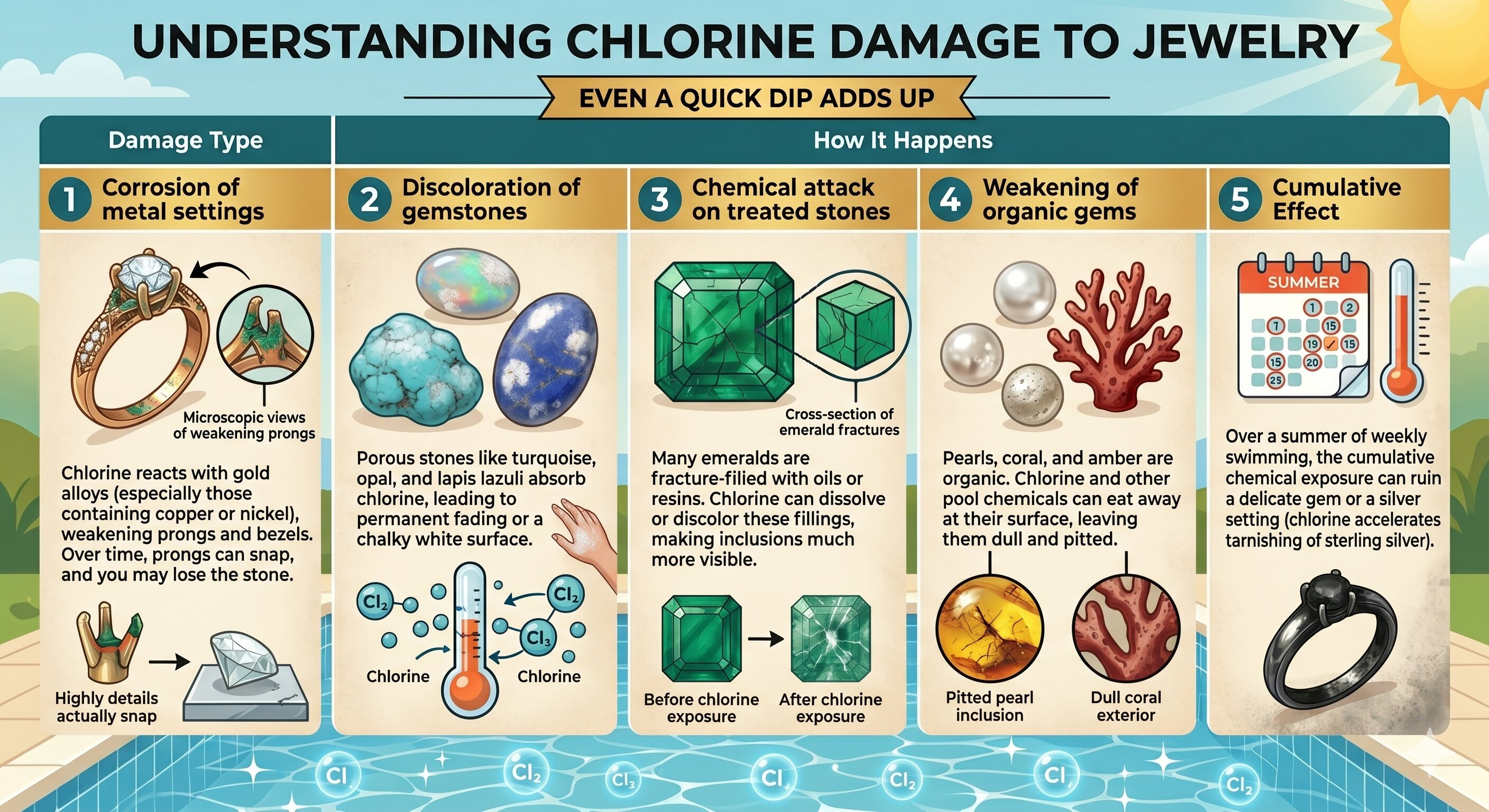 understanding damage to jewelry